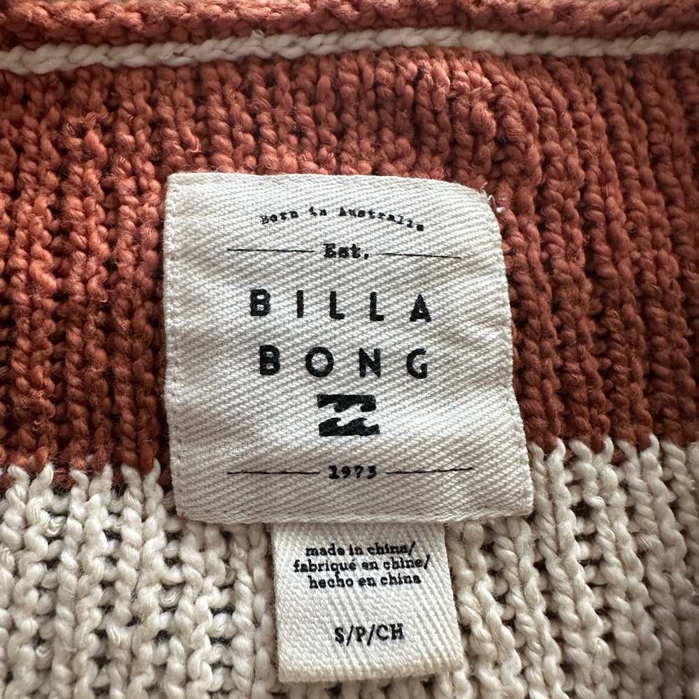 Billabong Seeing Double Striped Crewneck Sweater - Picture 3 of 4